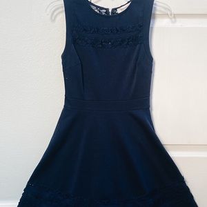 Blue lace francesca’s dress